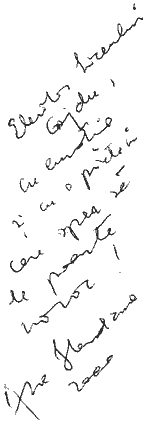 Autograf Ana Blandiana